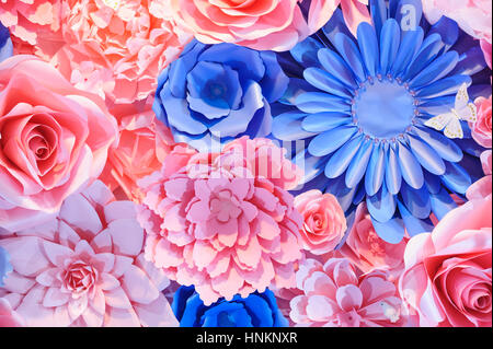 background of pink and blue colors for holiday decor Stock Photo