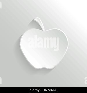 Vector Apple Icon Stock Vector