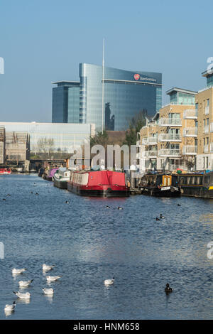 Modern housing development  in Brentford, London, UK Stock Photo