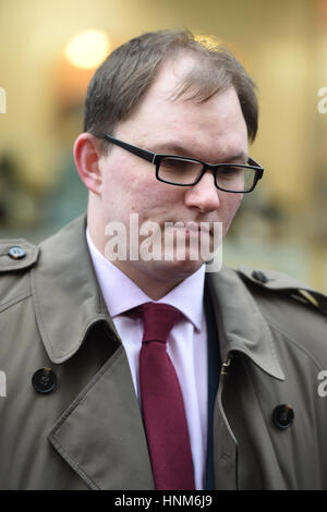 Labour candidate Gareth Snell walks through Hanley town centre in Stoke-on-Trent. Stock Photo