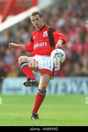 COLIN COOPER NOTTINGHAM FOREST FC 25 October 1995 Stock Photo