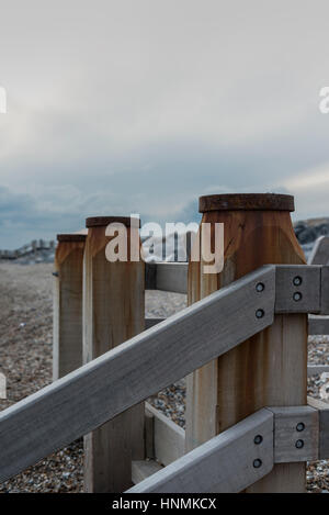 Camber Sands Features Stock Photo