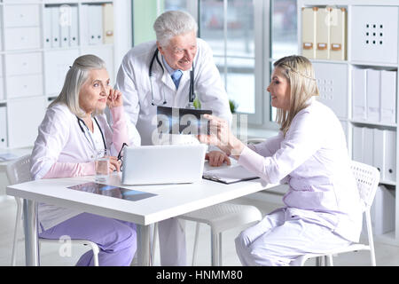 doctors discussing something Stock Photo