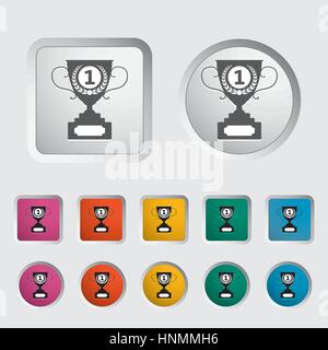 Cup single icon. Vector illustration. Stock Vector