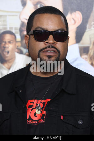 Westwood, California, USA. 13th Feb, 2017. Ice Cube. ''Fist Fight'' Los Angeles Premiere held at Regency Village Theatre. Credit: F. Sadou/AdMedia/ZUMA Wire/Alamy Live News Stock Photo