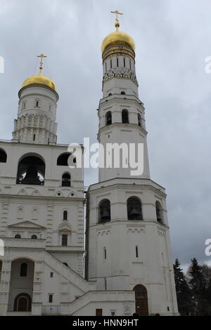 Ivan the Great Bell Tower inside Moscow Kremlin, Russia Stock Photo