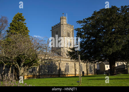 St Mary the Virgin, Parish Church in  Axminster, Devon, UK Stock Photo