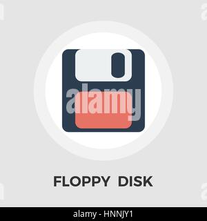 Magnetic floppy disc icon vector. Flat icon isolated on the white background. Editable EPS file. Vector illustration. Stock Vector