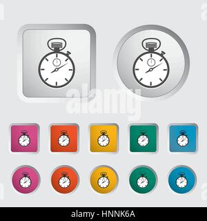 Stopwatch icon. Vector illustration EPS. Stock Vector