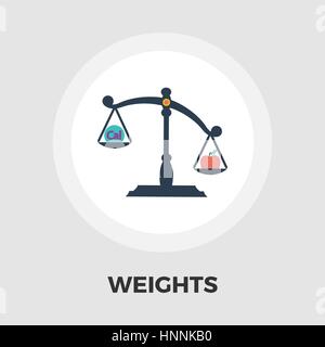 Weights vector icon isolated on transparent background, Weights ...