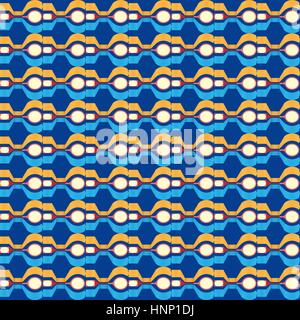 Abstract background pattern design with colorful geometric elements Stock Vector