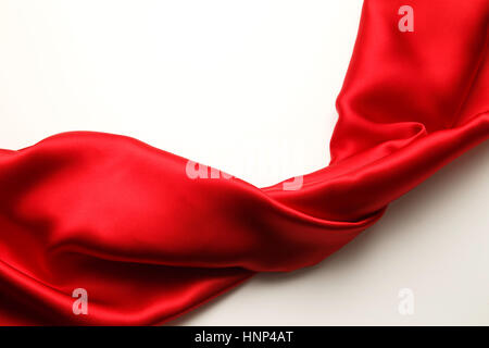 Red silk Stock Photo