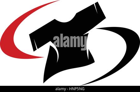 T-Shirt On line Shop Stock Vector