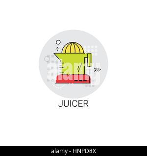 Jucier Cooking Utensils Kitchen Equipment Appliances Icon Stock Vector