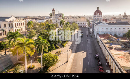 view of the cathedral in cienfuegos,cuba Stock Photo - Alamy