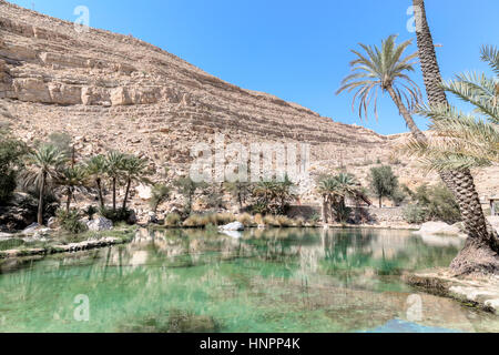 Wadi Bani Khalid, Oman, Middle East, Asia Stock Photo