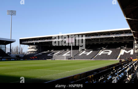 Craven Cottage Football stadium home of Fulham FC London Simon  Dack / Telephoto Images Stock Photo