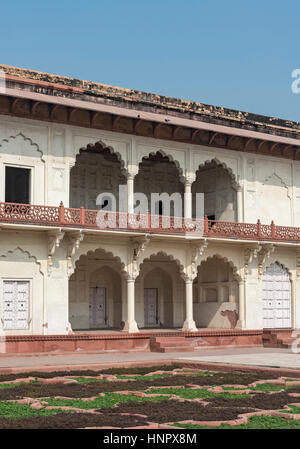 Anguri Bagh garden at Agra Fort, India Stock Photo
