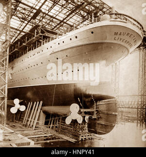 RMS Mauretania Stock Photo