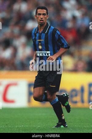 YOURI DJORKAEFF INTER MILAN FC 19 August 1996 Stock Photo