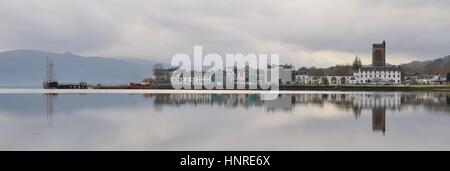 The town of Inveraray on Loch Fyne, Argyll and Bute, Scotland Stock Photo