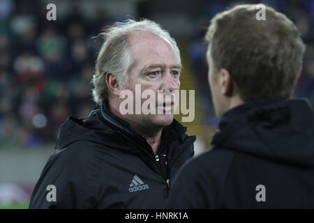 Belfast, Northern Ireland. 15th November 2016. International Football Friendly - Northern Ireland 0 Croatia 3. Northern Ireland's assistant manager Jimmy Nicholl. Stock Photo