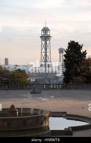 The Port of Barcelona cable car from Plaça de Catalunya, 8 October 2026 ...