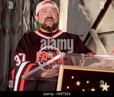 Los Angeles, CA, USA. 14th Feb, 2017. Kevin Smith at the induction ceremony for Star on the Hollywood Walk of Fame for George Segal, Hollywood Boulevard, Los Angeles, CA February 14, 2017. Credit: Priscilla Grant/Everett Collection/Alamy Live News Stock Photo