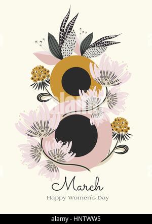 Eight Hand Drawn Flower Circle Set Stock Vector Image & Art - Alamy