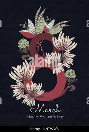 Eight Hand Drawn Flower Circle Set Stock Vector Image & Art - Alamy