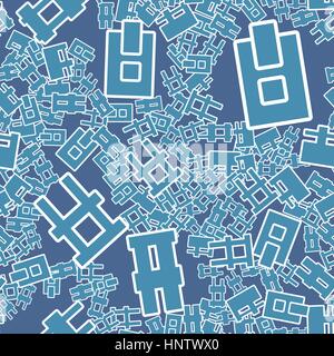 Seamless texture. Random letters, symbols computer code. Binary Code ...