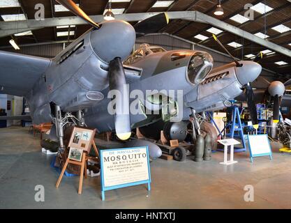de Havilland B.35 Mosquito bomber, De Havilland Aircraft Museum, London Colney Stock Photo