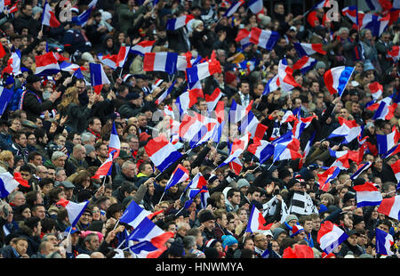 Premium Photo  France supporters celebrating at stadium with flags