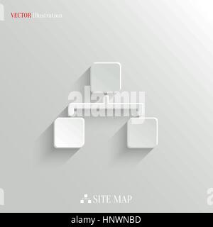 Network icon - vector web illustration, easy paste to any background Stock Vector