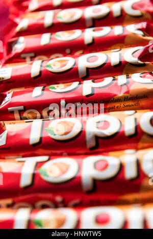 Topic Bar Confectionary Stock Photo - Alamy