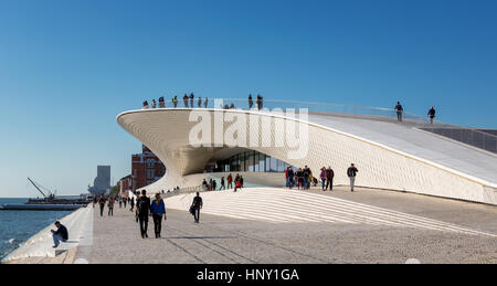MAAT, Museum of Art, Architecture and Technology, Belém district, Lisbon, Portugal Stock Photo