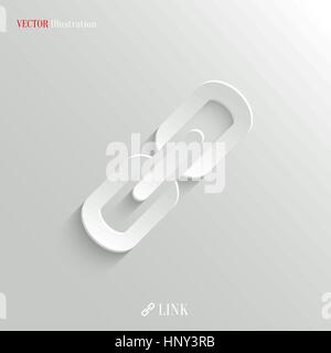 Link icon - vector web illustration, easy paste to any background Stock Vector