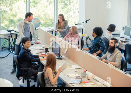 Designers working in casual office Stock Photo