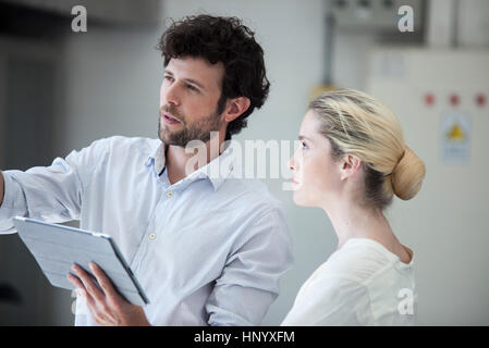 Business colleagues working together Stock Photo