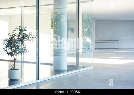 Office building lobby Stock Photo