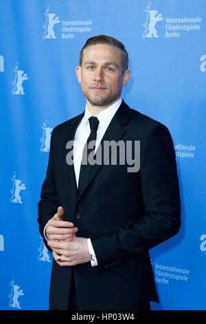 Berlin, Germany, 14th FEB, 2017. Charlie Hunnam attending the 'The Lost City Of Z' Premiere during 67th Berlinale International Film Festival, Berlin, Stock Photo