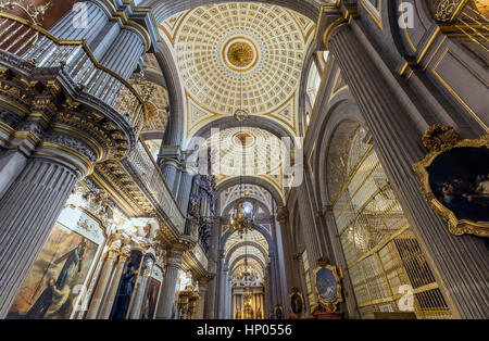 Stock Photo - Catedral de Puebla, Puebla Cathedral, near the Zocalo, Puebla, Mexico Stock Photo