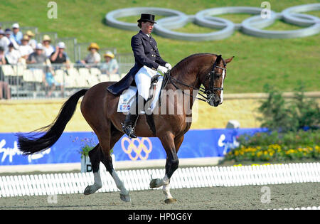 Olympic Games, Sydney 2000 - Ellen Bontje (NED) riding Silvano N Stock Photo