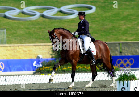 Olympic Games, Sydney 2000, Ellen Bontje (NED) riding Silvano N Stock Photo