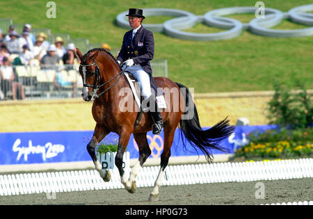 Olympic Games, Sydney 2000 Ellen Bontje (NED) riding Silvano N Stock Photo