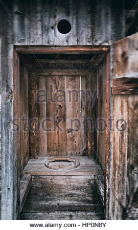 Old historical outhouse toilet Stock Photo, Royalty Free Image ...