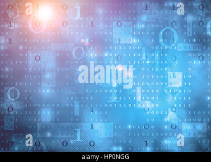 binary data Stock Photo