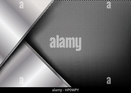 Abstract background dark and black carbon fiber vector illustration eps10 Stock Vector
