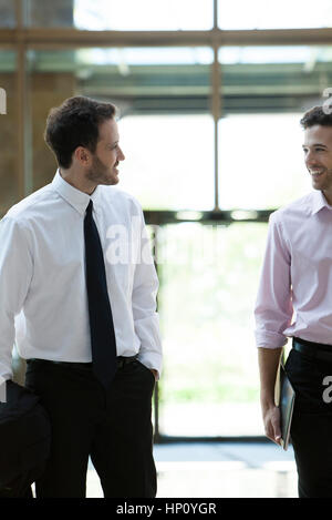 Business colleagues chatting Stock Photo