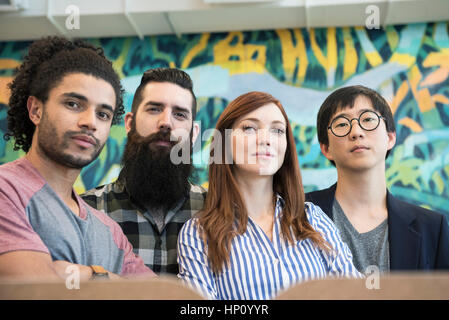 Group of hip professionals, portrait Stock Photo